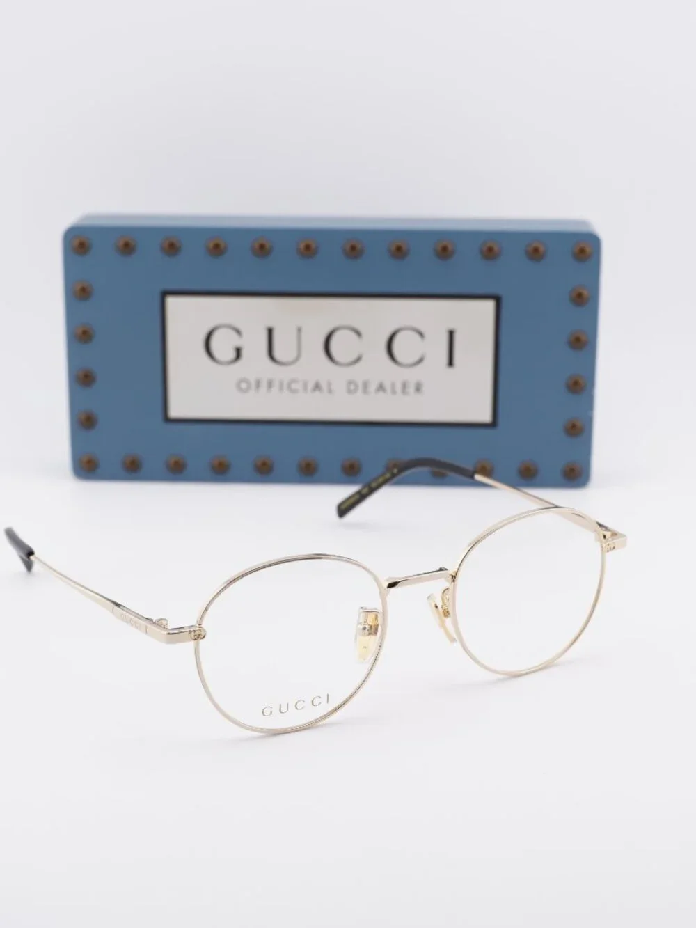 Gucci GG2004OA 002 Round Eyeglasses - Gold 50mm